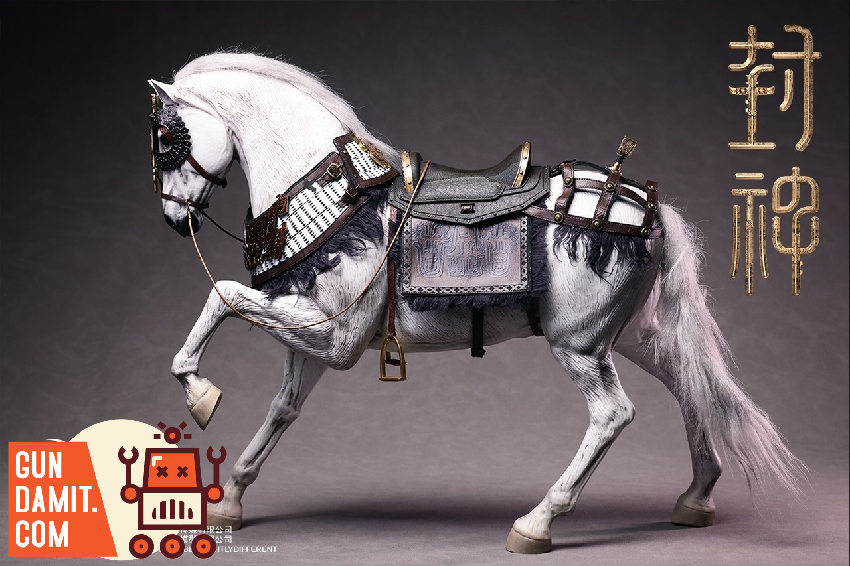 ACI toys WAR HORSE 馬 1/6スケール 白馬 ACI 1/6 軍馬 将軍専用馬 白馬 フィギュア *お取り寄せ - 1/6