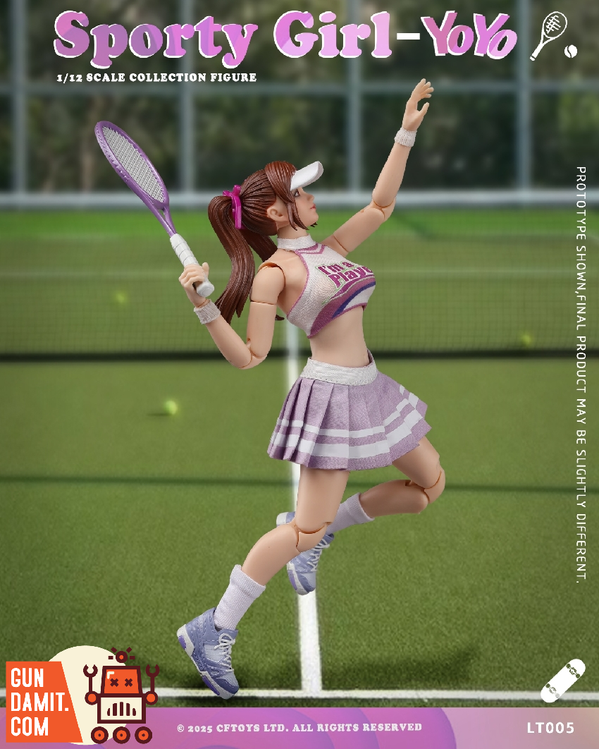Crazy Figure 1/12 LT005 Sporty Girl - Yoyo - GunDamit Store