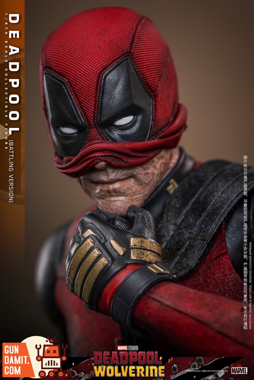 HotToys 1/6 MMS782YD Deadpool vs Wolverine Deadpool Battle