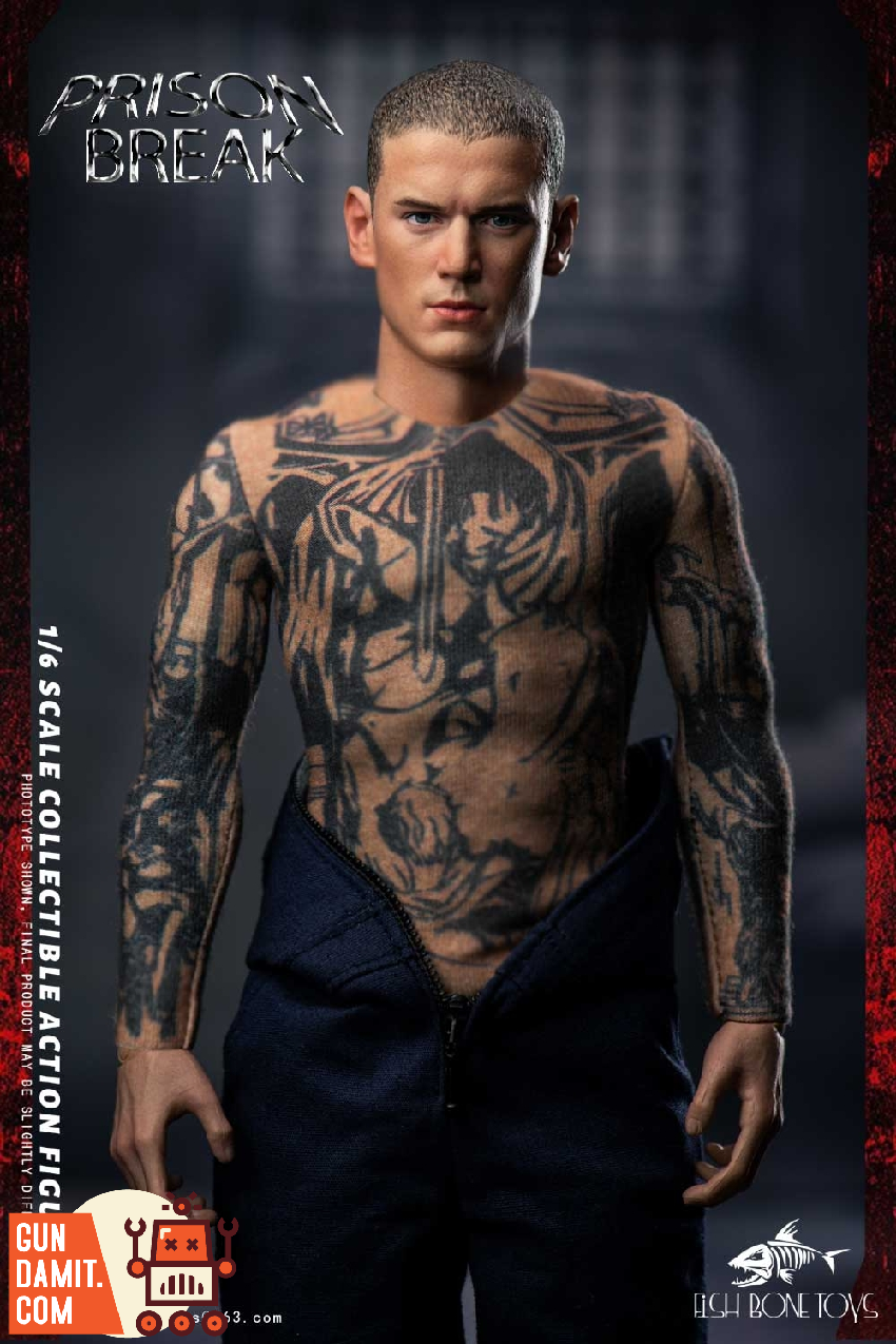 Fish Bonetoys 1/6 FB-Z022 Prison Break Michael - GunDamit Store