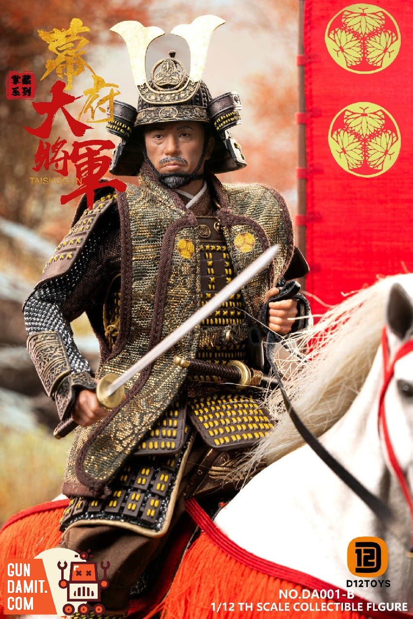 D12toys DA001-B SHOGUN将軍 德川家康 1/12 DXセット D12TOYS 1/12 DA001B Shogun Deluxe Ver | GunDamit.com