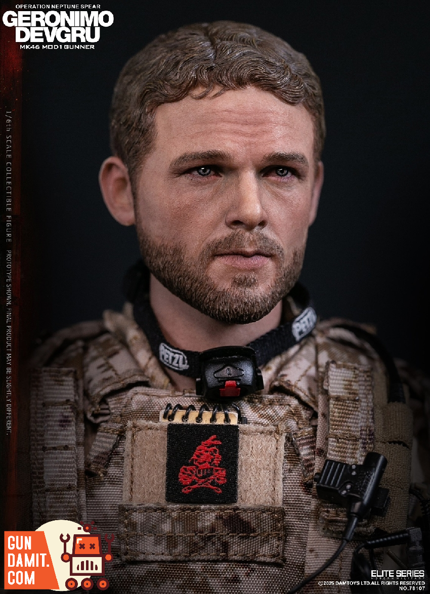 DAMTOYS 1/6 78107 DEVGRU Operation Neptune Spear GERONIMO MK46