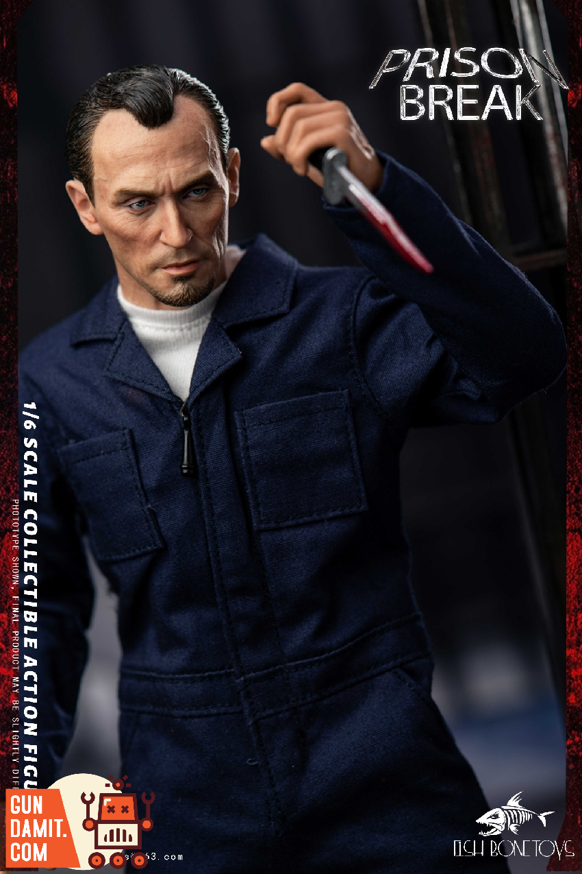 Fish Bonetoys 1/6 FB-Z024 Prison Break Michael & T-bag
