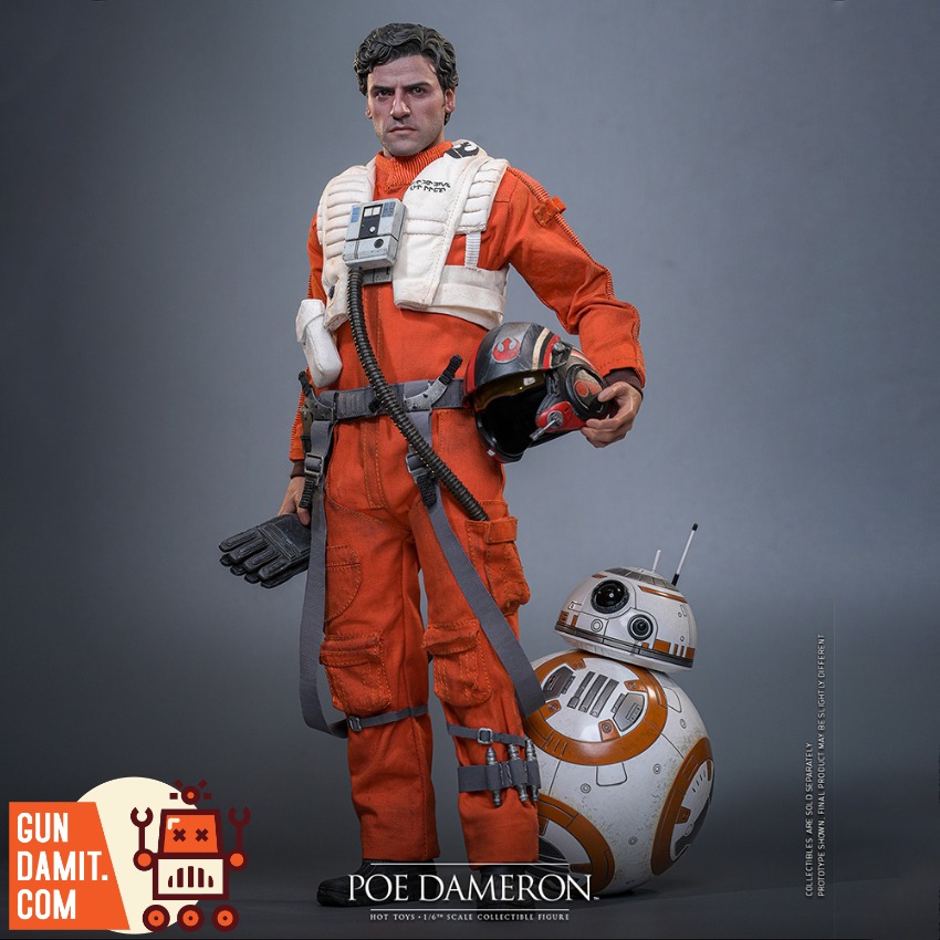 [Pre-Order] HotToys 1/6 MMS806 Star Wars The Force Awakens Pou Dameron