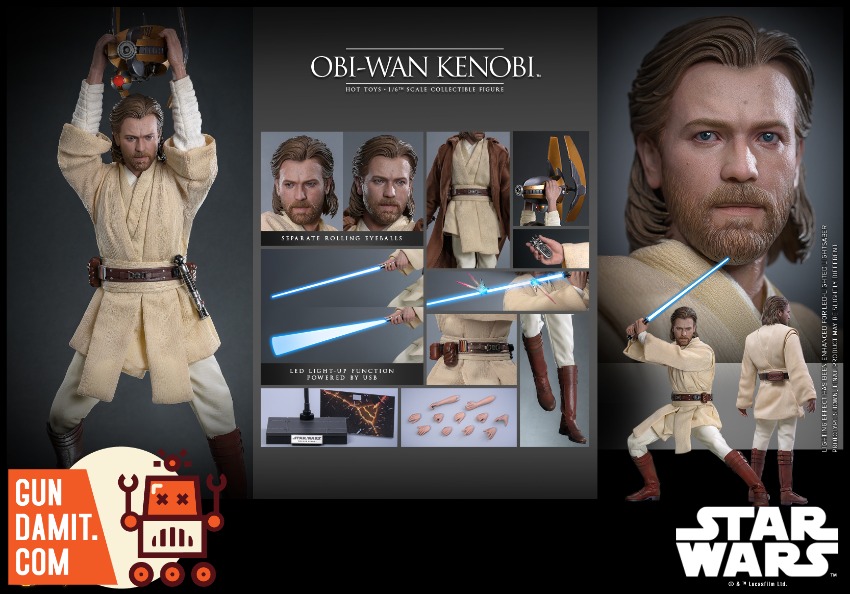 HotToys 1/6 MMS808 Obi-Wan Kenobi - | GunDamit.com