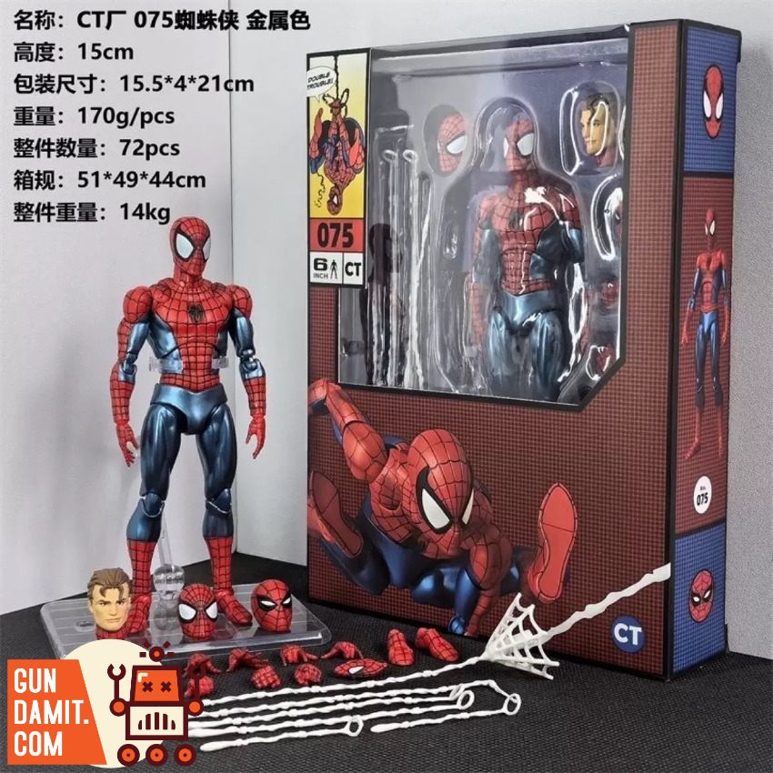 CT Toys 075 Spider-Man Metallic Color Comic Version
