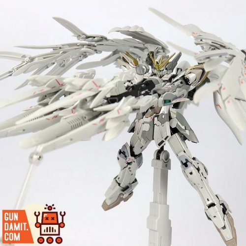 ロボット WING GUNDAM  WHITE PRELUDE REISSUE Wing Gundam Zero Snow White Prelude Fix Figuration Metal
