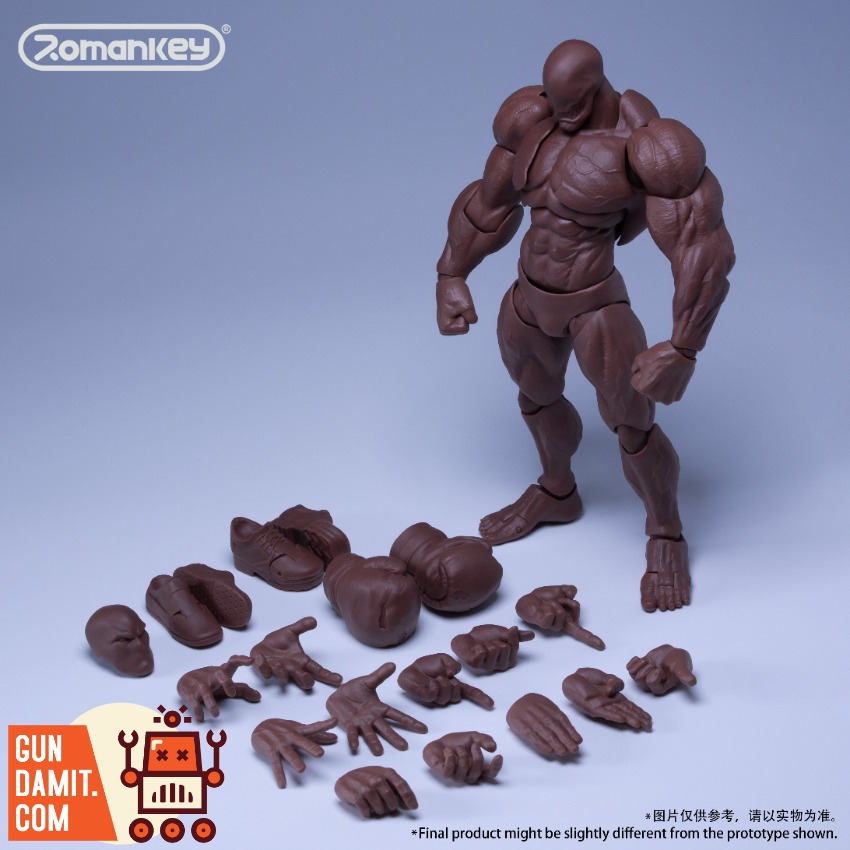 Romankey 1/12 UMS003 Big Buy Action Figure Male Body Black Color Ver.