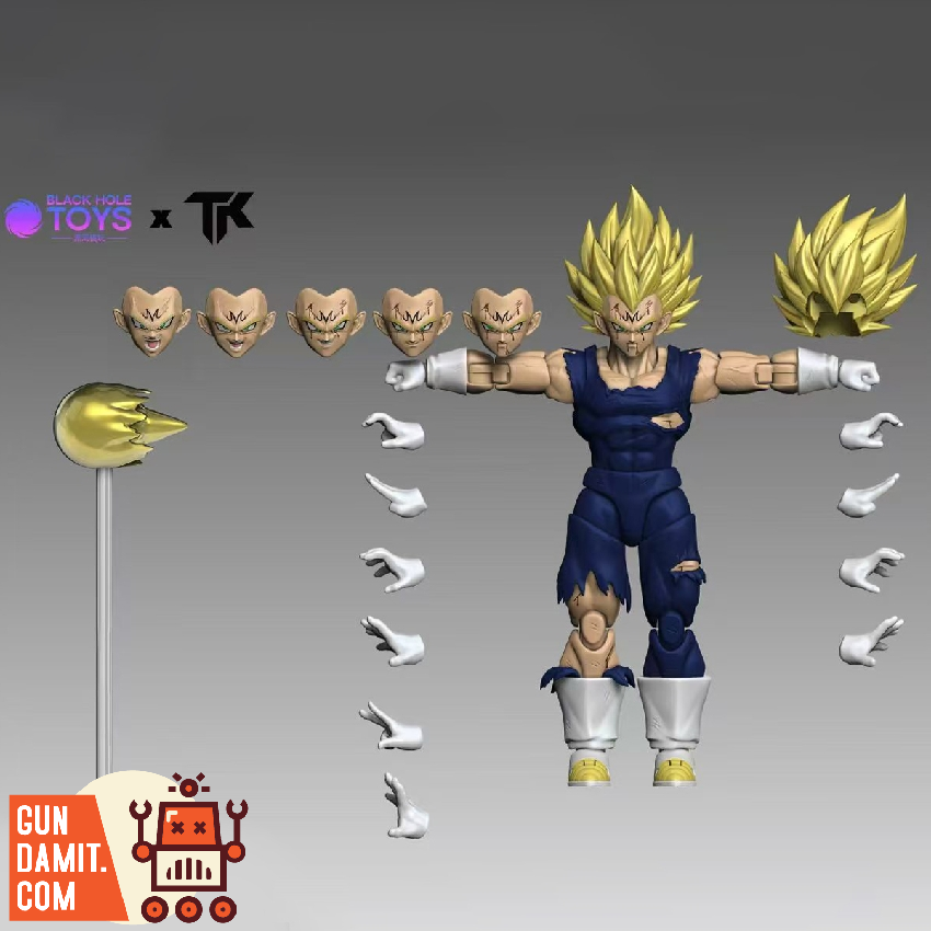 BLACK HOLE TOYS　魔人ベジータ　バトルダメージ版 Black Hole Toys & TK Battle Damage Vegeta 3.0 Majin Vegeta