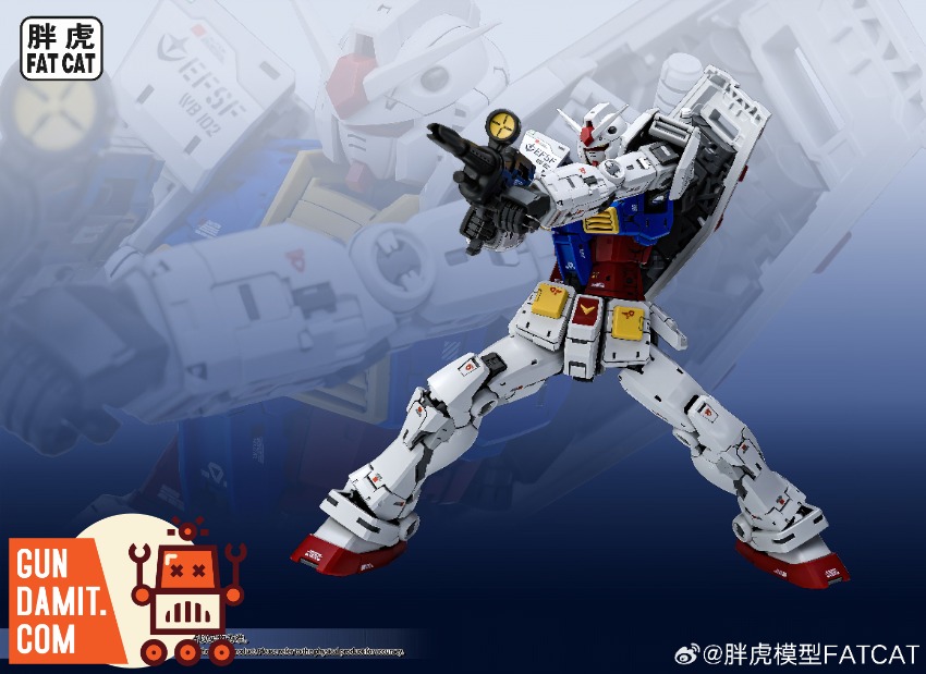 RG拡大版 1/100 RX-78 ガンダム FAT CAT 全塗装完成品 ① Fat Cat 1/100 RX-78-2 Gundam Model Kit – Gundamaker