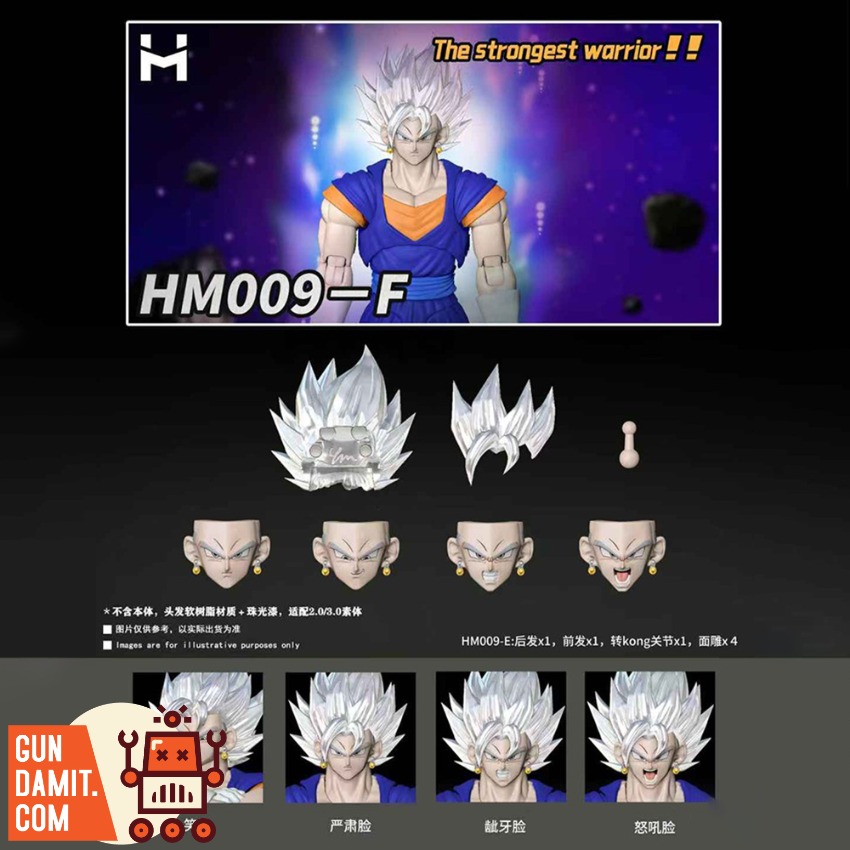 [Pre-Order] HM Studio 1/12 HM009-F The Strongest Warrior Head Carving Accessories