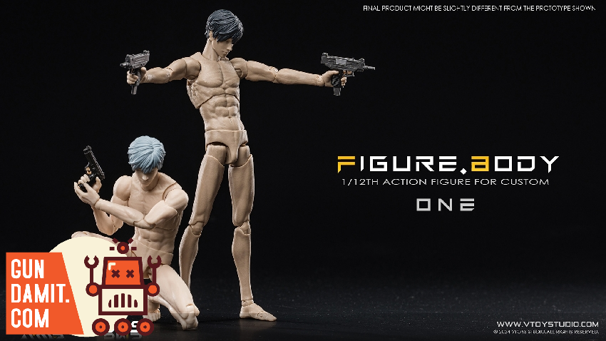 VTOYS VB002 1/12 Figure Body White Skin Version | GunDamit.com