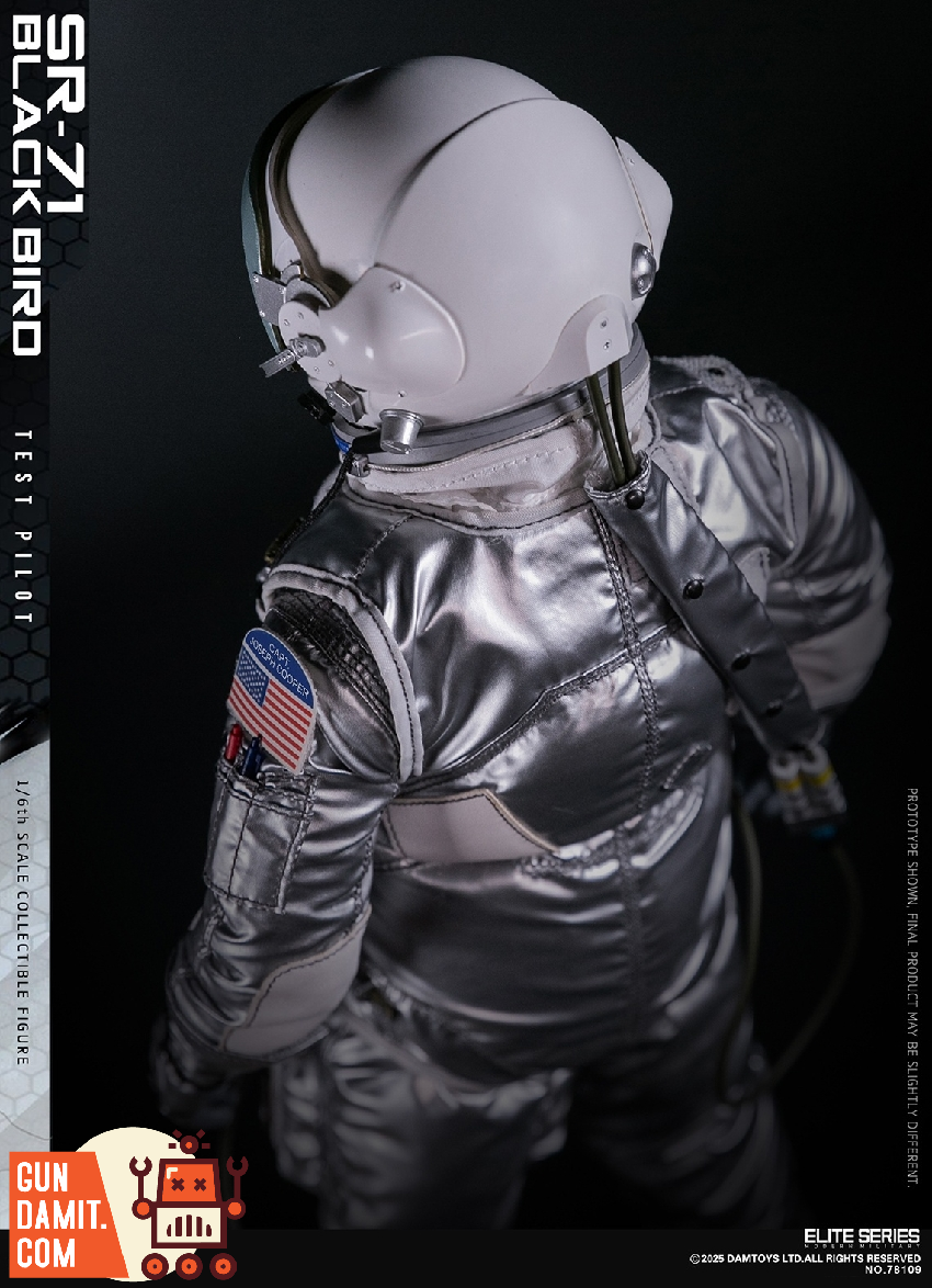 DAMTOYS SR-71 フライトテストエンジニア タイプ ホットトイズ DAMTOYS 1/6 SR-71 Black Bird Test Pilot - GunDamit Store
