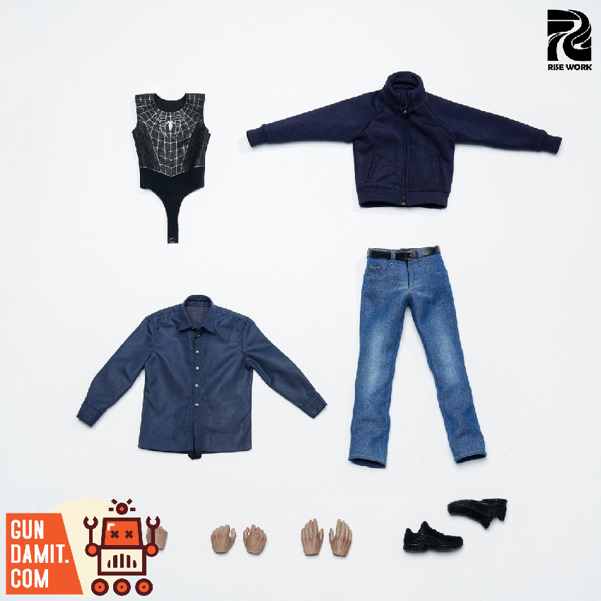 アメコミ RiseWork Bully Maguire Urban Outfit Set Rise Work 1/6 RW01 Spider-Man Bully Maguire Urban Outfit Set