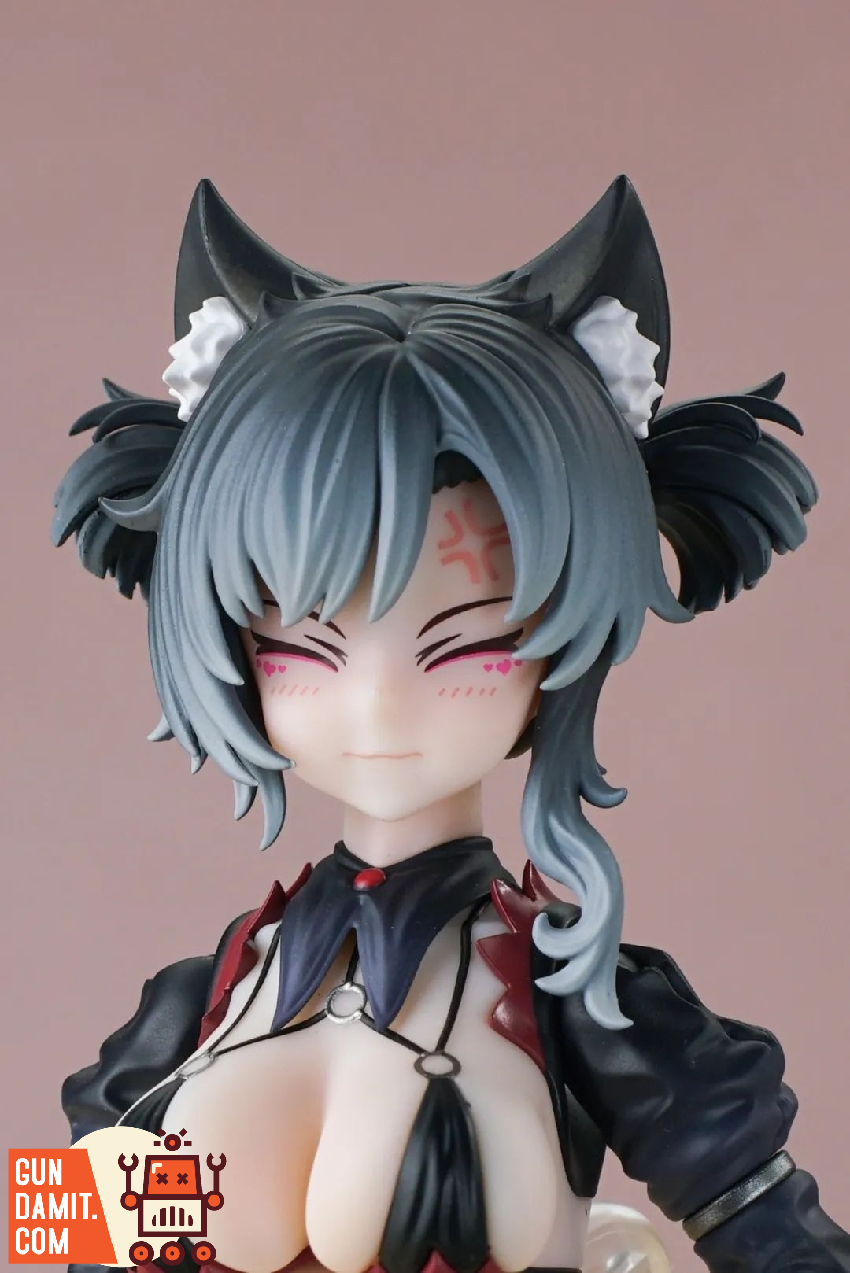 BANDAI 魔獣ハヤテ フィギュア CiYuanJuXiang 1/12 Trainee Witch Hoshikawa Cat Red Hair Ver