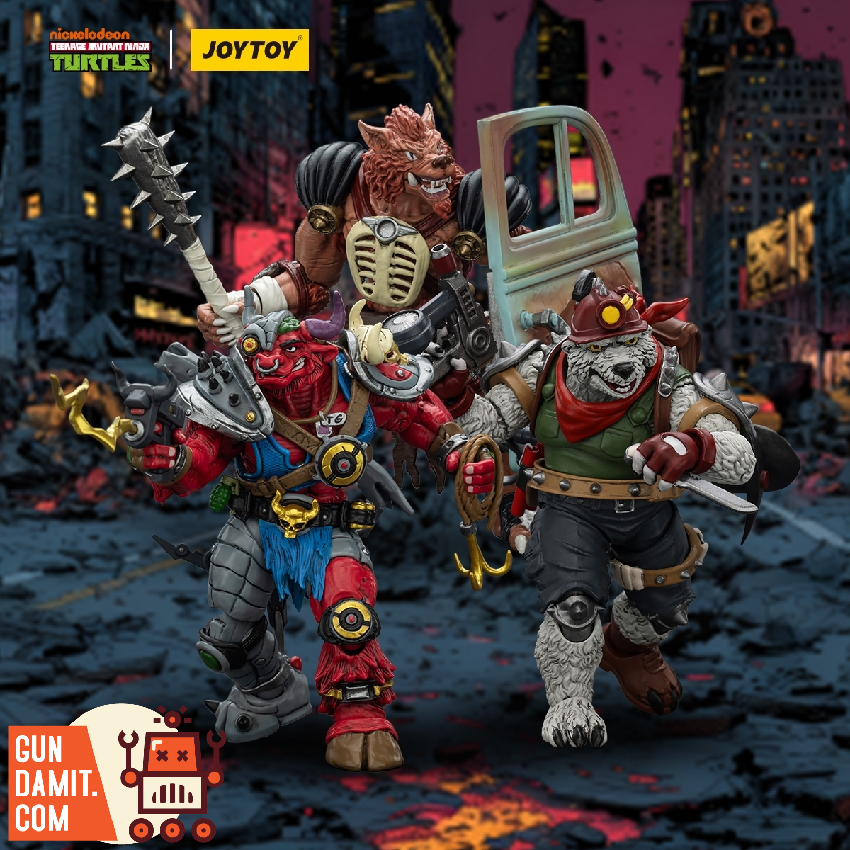 JoyToy JT01512 TMNT Groundchuck 1/18 Figure | GunDamit.com