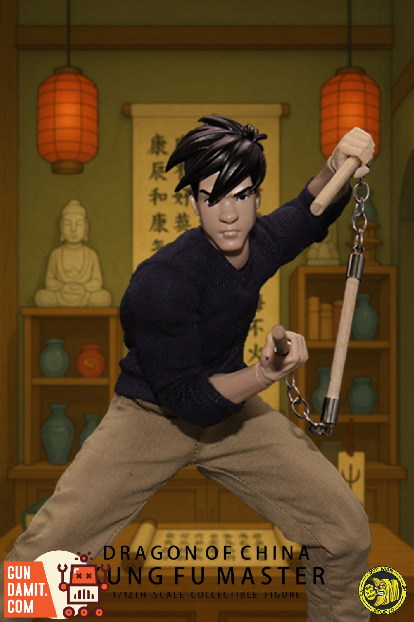 Joy Man Toys 工夫マスター JM012 Kungfu Master Joy Man Toys 1/12 JM012 Dragon of China Kungfu Master - GunDamit Store