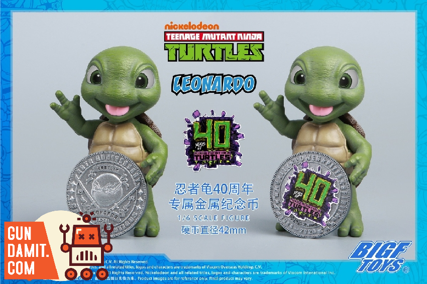 BIGFTOYS 1/6 BIGF-001 TMNT Leonardo 40th Anniversary Version