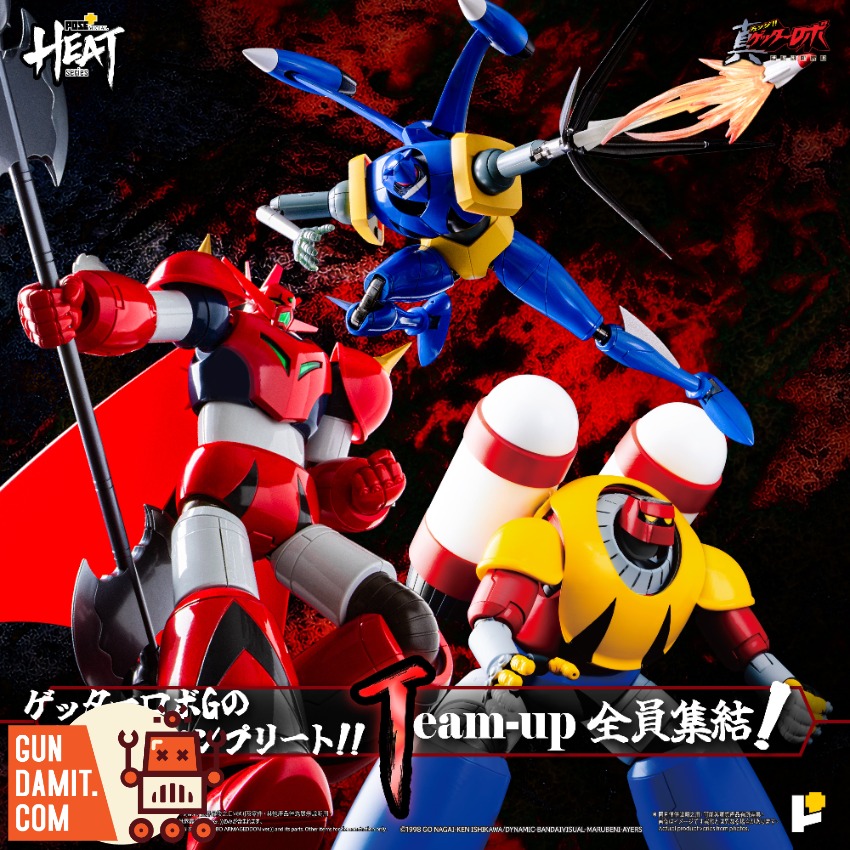Pose Toy Getter Poseidon Metal Heat Series | GunDamit.com
