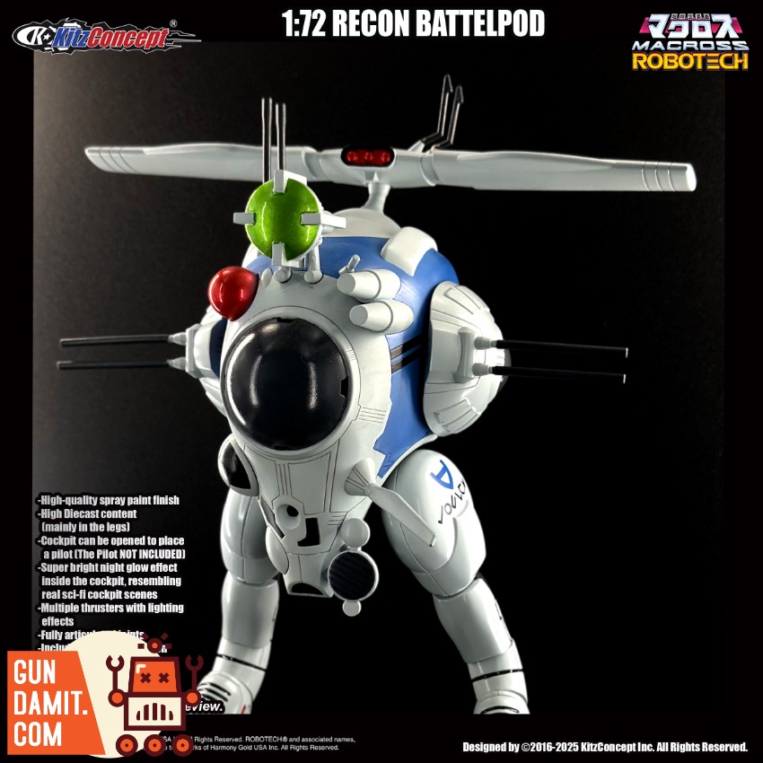 Kitzconcept 1/72 Macross Recon Pod - GunDamit Store