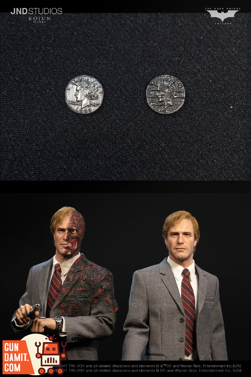 JND Studio 1/6 KJW-006C The Dark Knight Trilogy Harvey Dent & Two-Face -  GunDamit Store