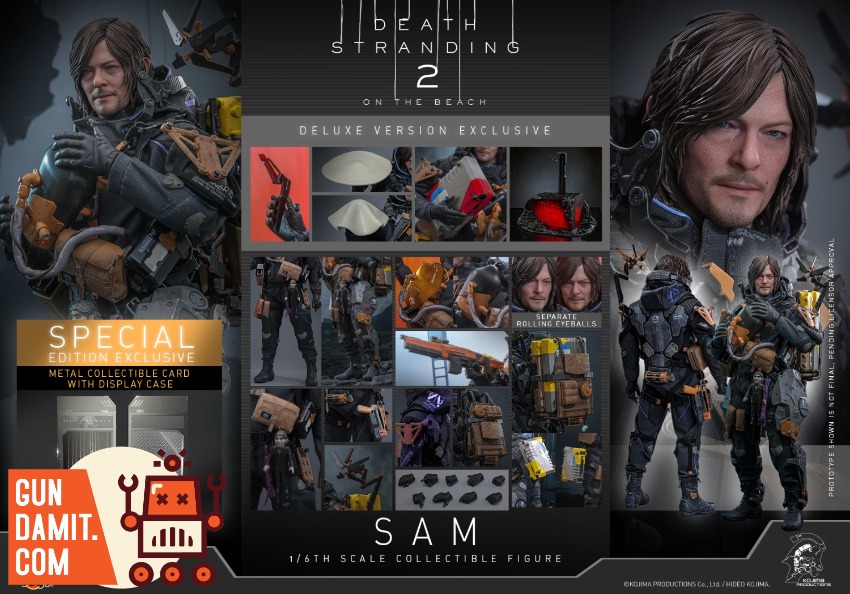 HotToys 1/6 VGM76B Death Stranding 2: On the Beach Sam Hair