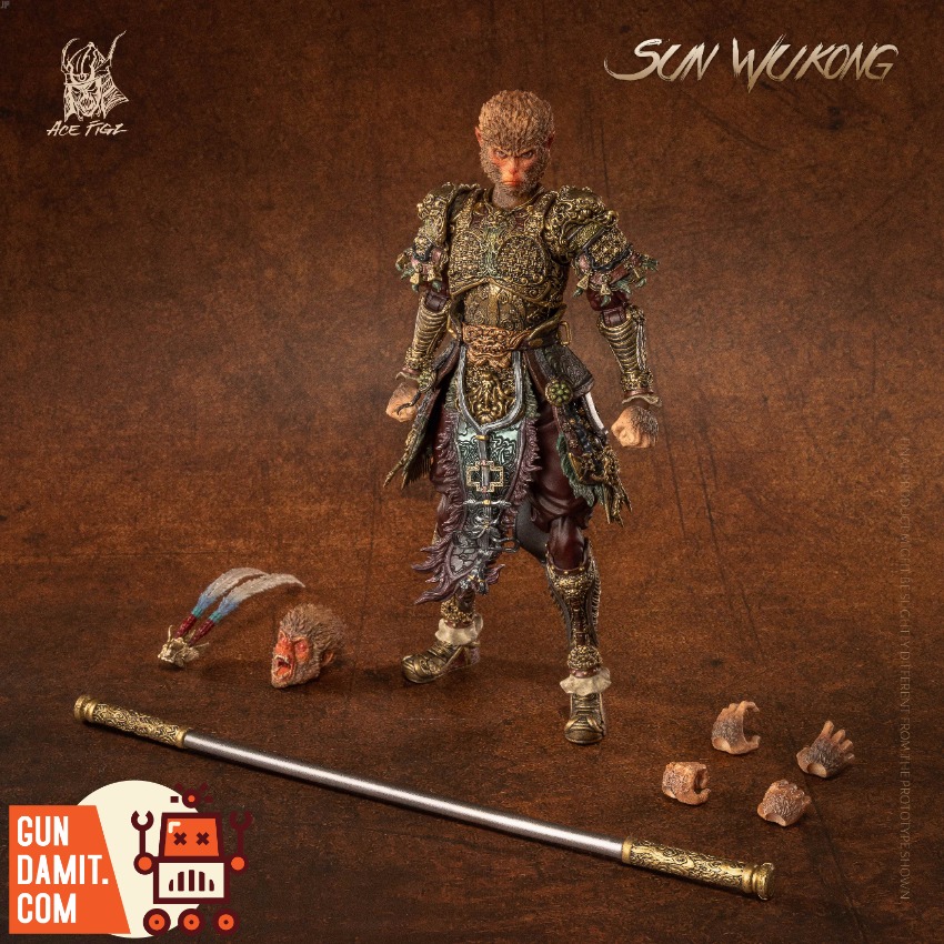 sunwukong 孫悟空 1/12フィギュア The Monkey King Preorder) Acefigz 1/12 the Monkey King Sunwukong Deluxe and