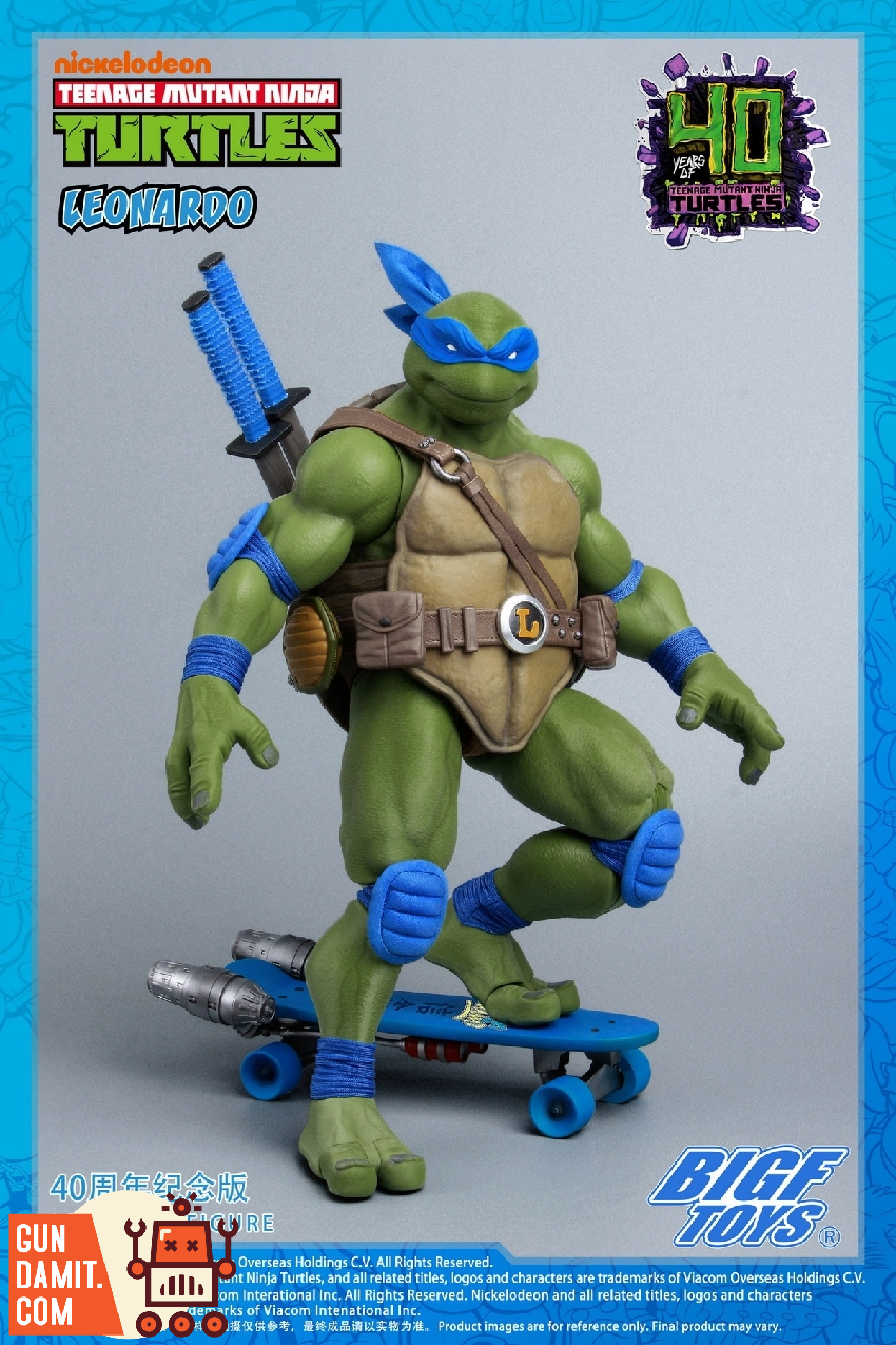 BIGFTOYS 1/6 TMNT Leonardo 40th Anniversary | GunDamit.com