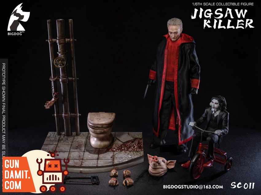 BIGDOG STUDIO 1/6 ジグソウ キラー DX.Ver SC011 BIGDOG STUDIO 1/6 SC011 Jigsaw Killer - GunDamit Store