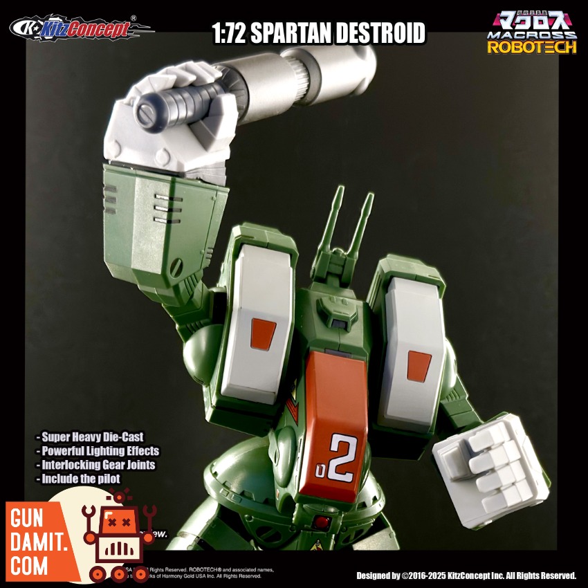 Kitzconcept 1/72 Macross Spartan Destroid - GunDamit Store