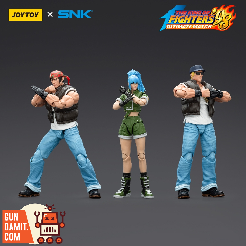 とんちゃん　THE FEW CRUSADERS ジャケット 34 JoyToy JT01710 1/18 KOF'98UM Ikari Warriors Team Ralf Jones