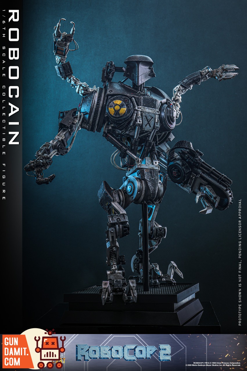 HotToys 1/6 MMS827D74B RoboCop 2 RoboCain Special Edition