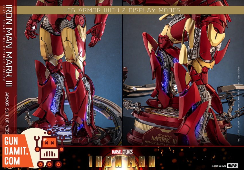 HotToys 1/6 MMS825D72B Superior Iron Man Tony Starks Mark 3