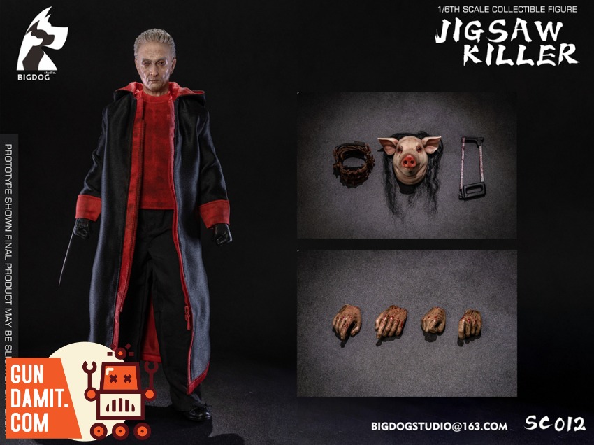 BIGDOG STUDIO 1/6 ジグソウ キラー 通常.Ver SC012 BIGDOG STUDIO 1/6 SC012 Jigsaw Killer Single Player Version