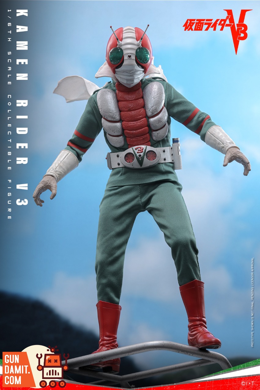 HotToys 1/6 TMS162B Kamen Rider V3 Shiro Kazami Special