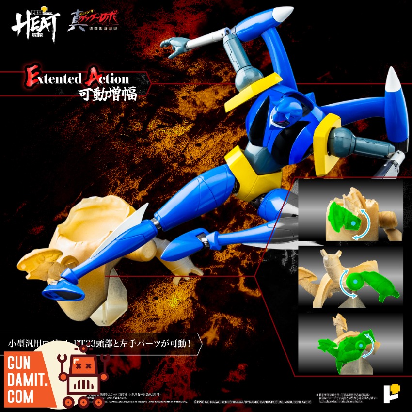 Pose Toy Getter Poseidon Metal Heat Series | GunDamit.com
