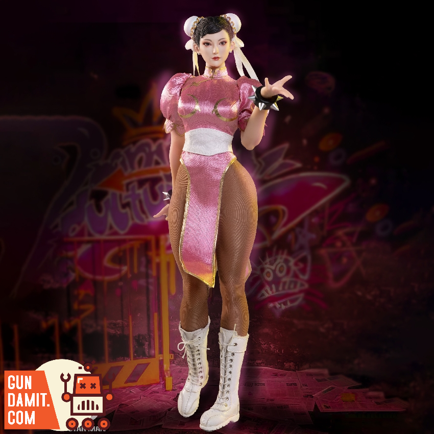 Star Man 1/6 MS-015B Female Fighter Chun-li Pink Version