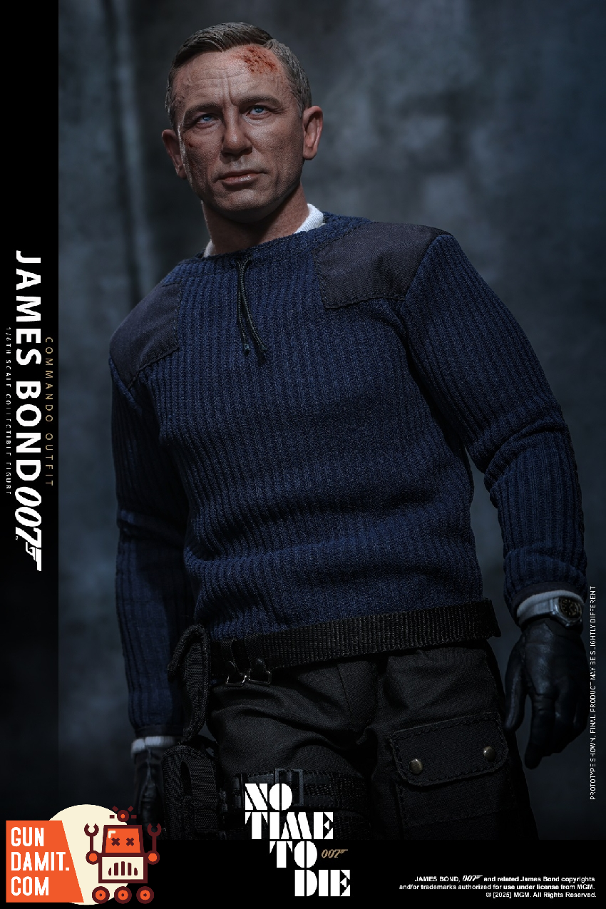 HotToys 1/6 MMS804 007 No Time to Die James Bond Commando