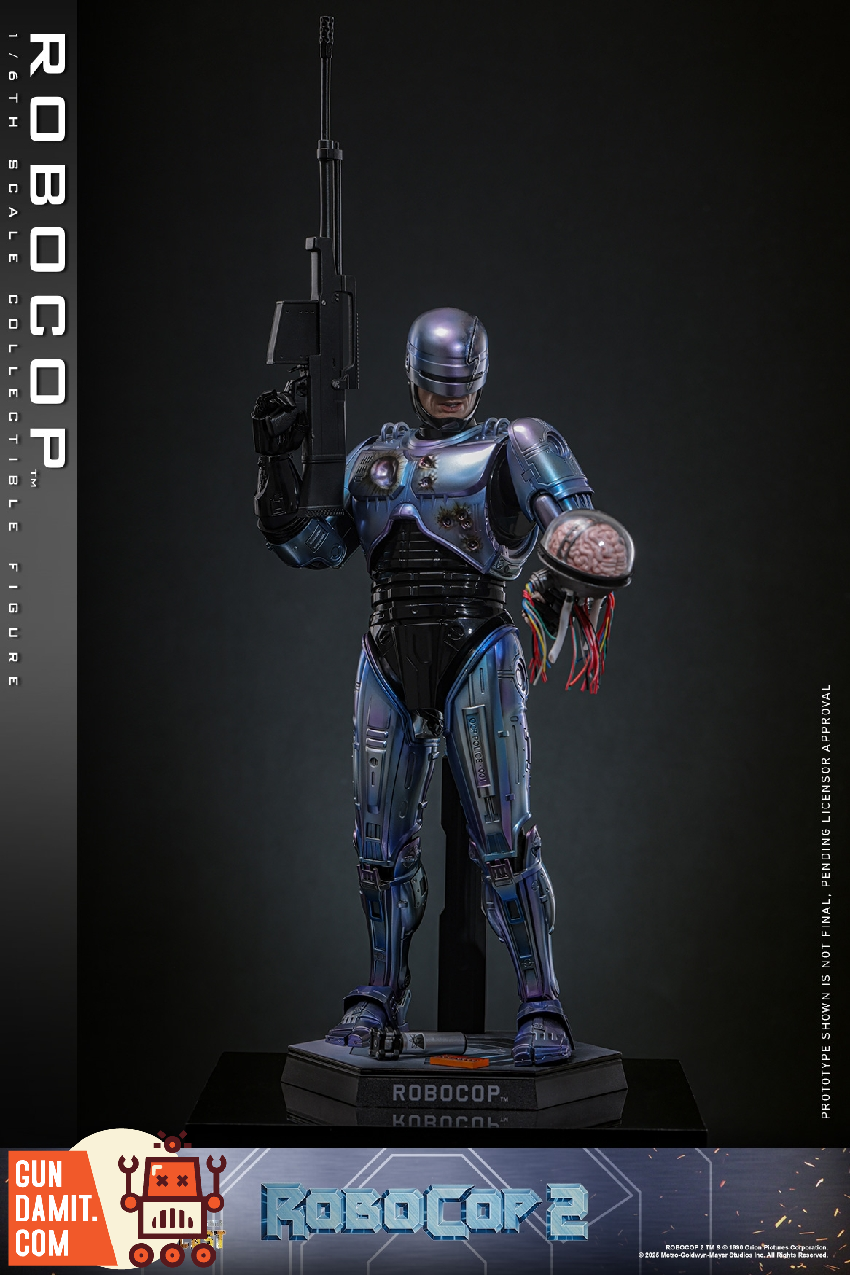 HotToys 1/6 MMS827D74B1 RoboCop 2 RoboCop Figure | GunDamit.com