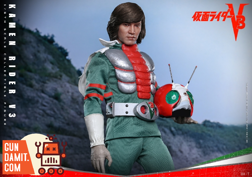 HotToys 1/6 TMS162 Masked Rider V3 Kazami Shiro Double