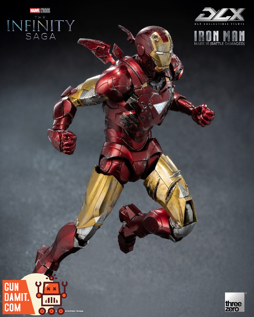 Threezero 3Z0918 Marvel Studios: The Infinity Saga DLX Iron