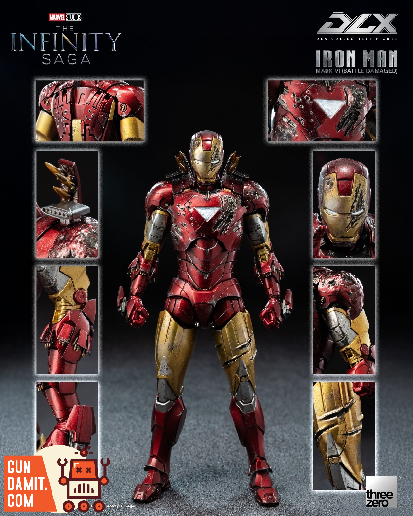 MARVEL - 京 Threezero Marvel Studios: The Infinity Saga DLX Iron Man