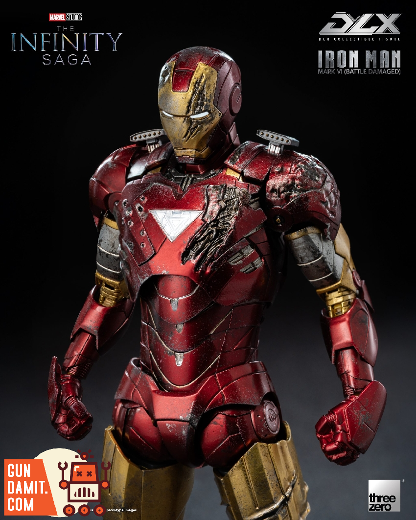 MARVEL - でろれん Threezero 3Z0918 Marvel Studios: The Infinity Saga DLX Iron