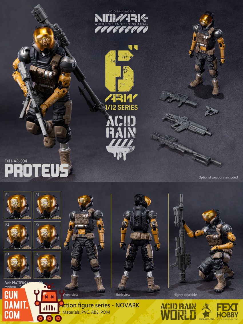 Fext Hobby Acid Rain Novark 1/12 Figures Set (001–004) - GunDamit