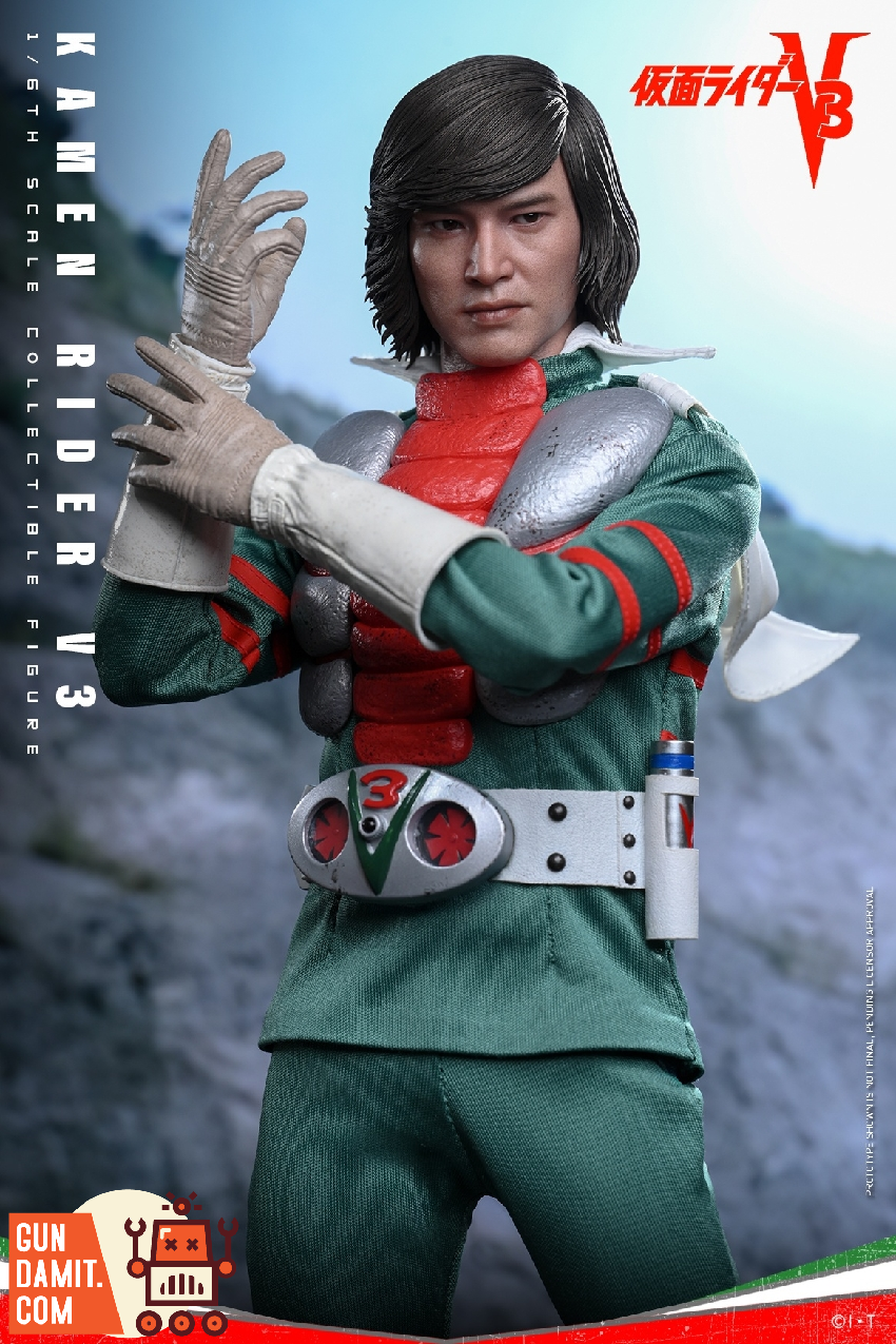 HotToys 1/6 TMS162 Masked Rider V3 Kazami Shiro Double