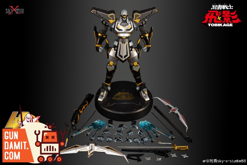 Sky X Studio SXD-16 Ninja Robot Black Tobikage Exclusive