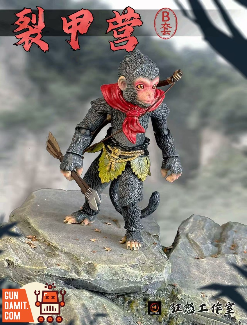 Flower-Fruit Mountain Monkey Split Armor Set - Fury Toys
