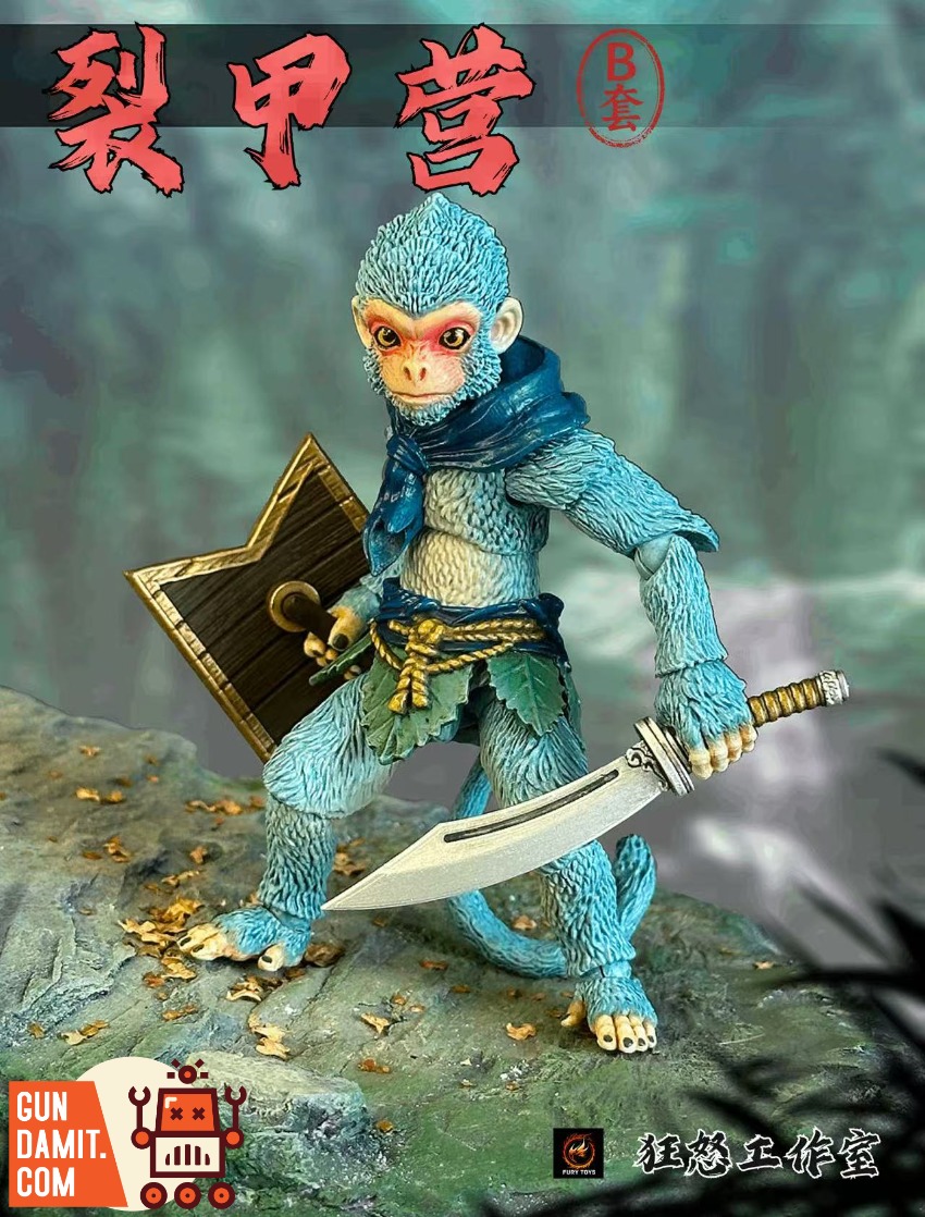 Flower-Fruit Mountain Monkey Split Armor Set - Fury Toys