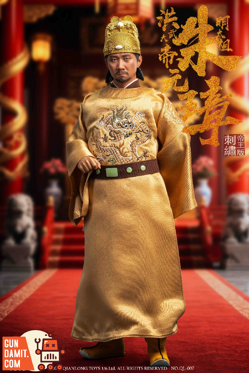 教皇 QIANLONG TOYS 1/6 QL-007 Hongwu Emperor Emperor Taizu of