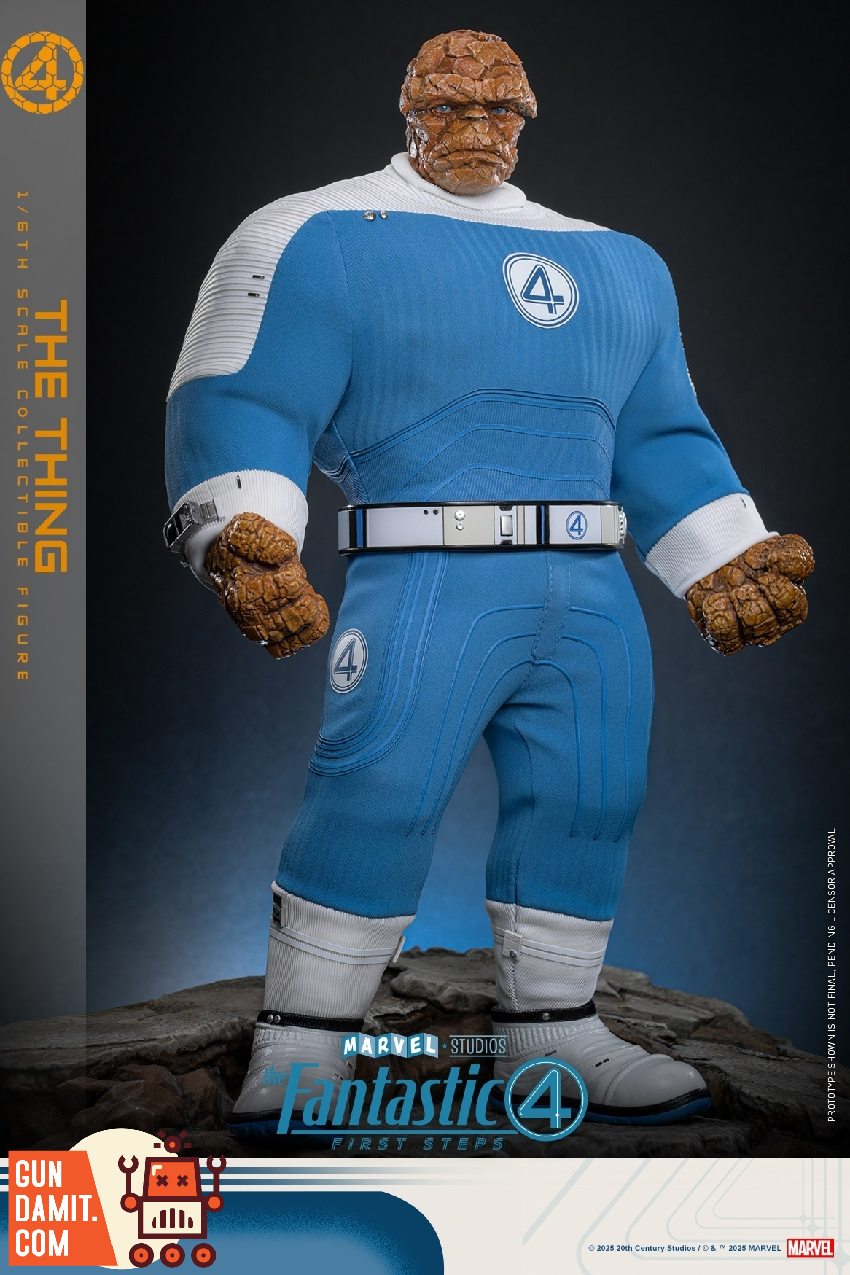 HotToys 1/6 MMS813 The Fantastic Four: First Steps The Thing